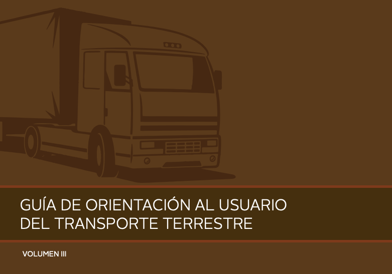 GUÍA DE ORIENTACIÓN AL USUARIO DEL TRANSPORTE TERRESTRE